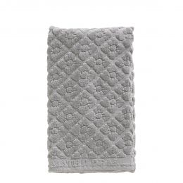 Wash towel Douceur Florale grey