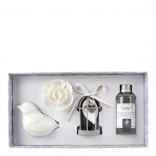 Coffret diffuseur de parfum d'ambiance Palazzo Bello 100 ml - Fleur de Coton