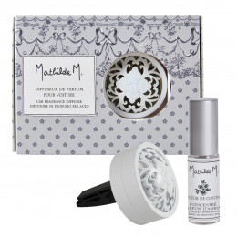 Diffuseur de parfum pour voiture Escapades Parfumées - Fleur de Coton