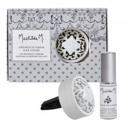 Diffuseur de parfum pour voiture Escapades Parfumées - Fleur de Coton