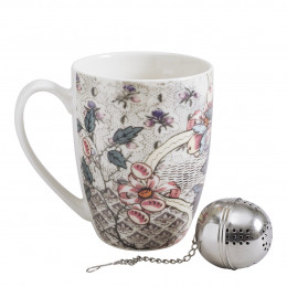 Giftset mug and tea ball Madame de Pompadour