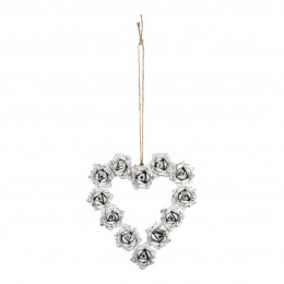 Metal wreath Romance heart - Small model