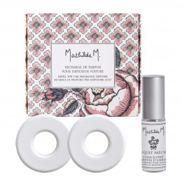 Recharge de parfum pour diffuseur de voiture Escapades Parfumées - Bouquet Précieux