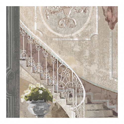 Lienzo trampantojo - Escaleras del Palacio