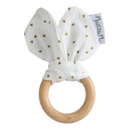 Petit Carrousel Rabbit Teething Ring