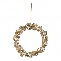 Round gold metal crown - Large model