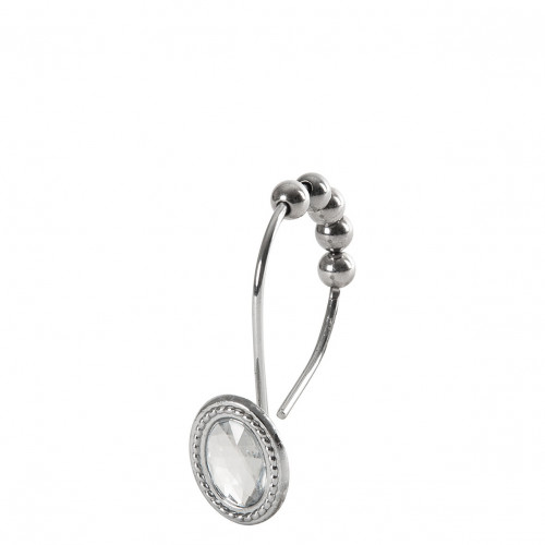 Box of 12 rhinestone shower curtain rings