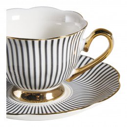 Madame de Récamier Coffee Cup - Dark Gray