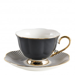 Tazza da tè Madame de Récamier - Grigio scuro