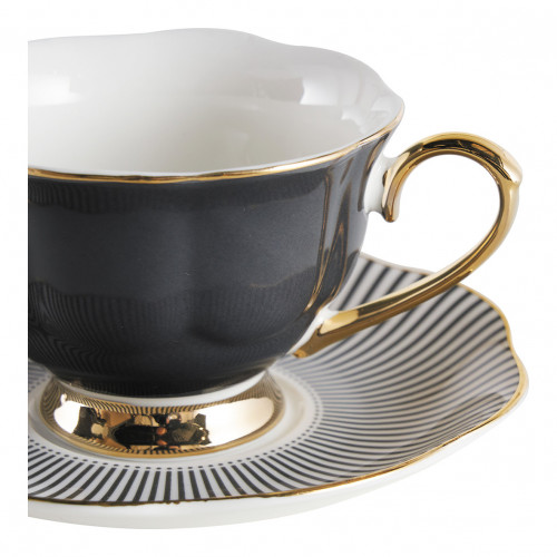 Taza de té Madame de Récamier - Gris oscuro