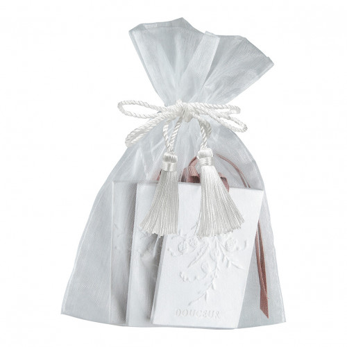 Sacchetto di 3 decorazioni profumate Piccole Parole - Fleur de Thé