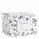 Photophore lithophanie Arabesques en biscuit de porcelaine