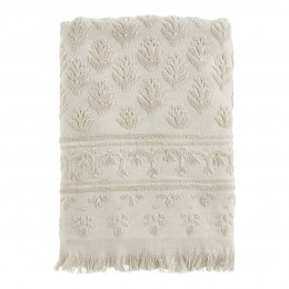 Petite Indienne Beige Bath Towel
