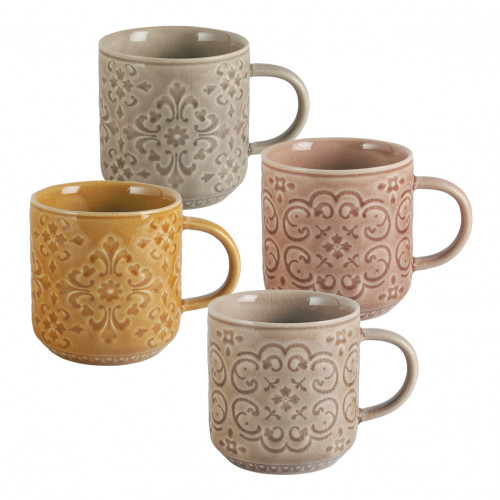 Set de 4 mugs Bella Terra