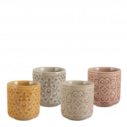 Set of 4 Bella Terra coffee cups