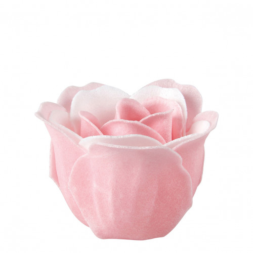 Scatola Cuore con 3 rose di sapone rosa - Profumo Rosa