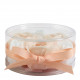 Set of 3 Camellias and 3 nude soapleaves - Rose Fragrance