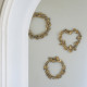 Round gold metal crown - Large model