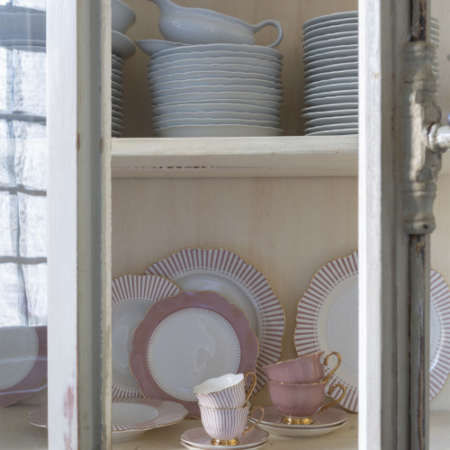 Piatto da dessert Madame de Récamier - Rose Élégante