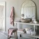 Serviette de bain Petite Indienne rose
