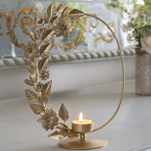 Oval Gold Metal Candle Holder Oval Gold Metal Candle Holder