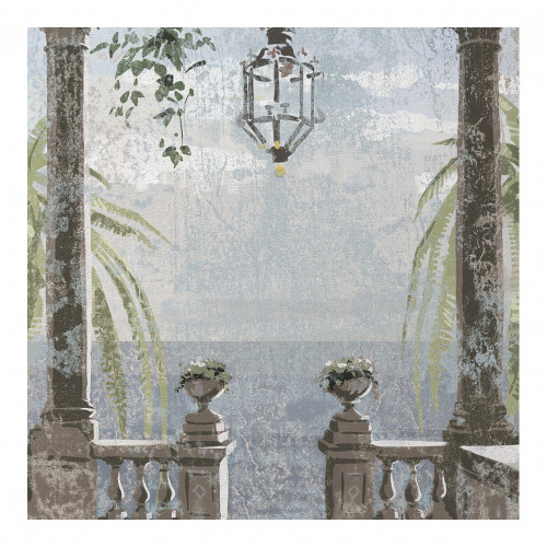 Toile trompe-l'œil - Vue sur Mer