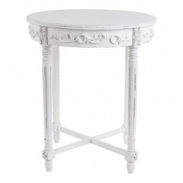Mesa de canto Rosalie branca