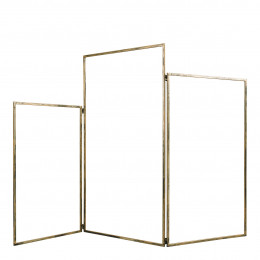 Golden metal centerpiece