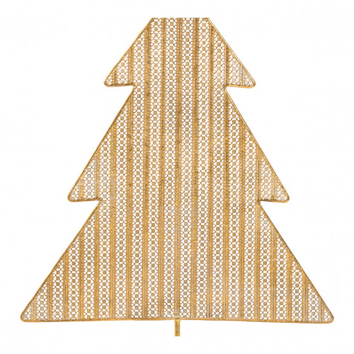 Sapin en métal doré à poser - Grand modèle