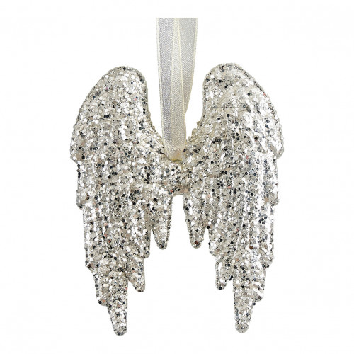 Coffret de 3 décors pailletés argentés Coffret de 3 décors pailletés argentés