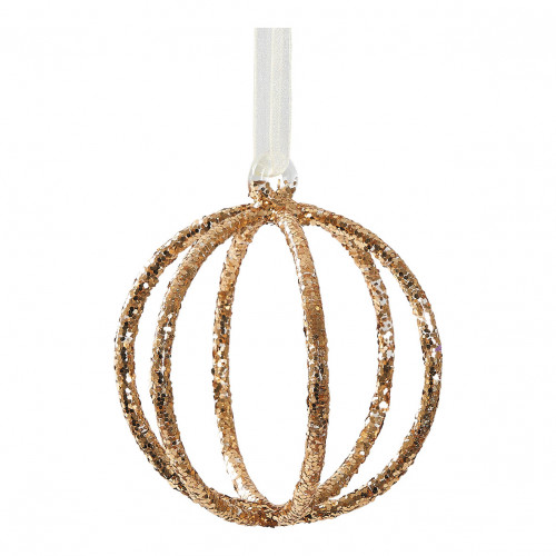 Set of 3 glittery spheres