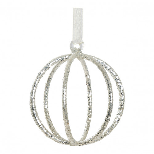 Set di 3 sfere glitterate