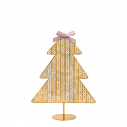 Golden metal Christmas tree - Small model