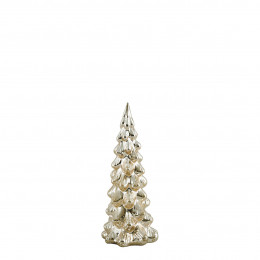 Luminous golden mercurised Christmas tree - Small model