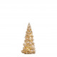 Luminous golden mercurised Christmas tree - Small model