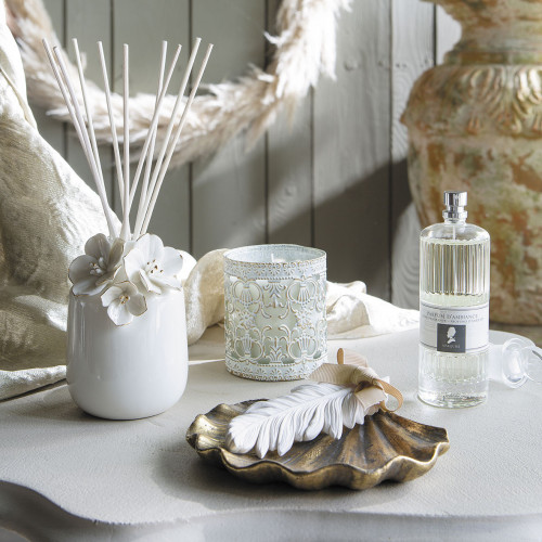 Scented Feather Decor - Large Model - Poudre de Riz Scented Feather Decor - Large Model - Poudre de Riz