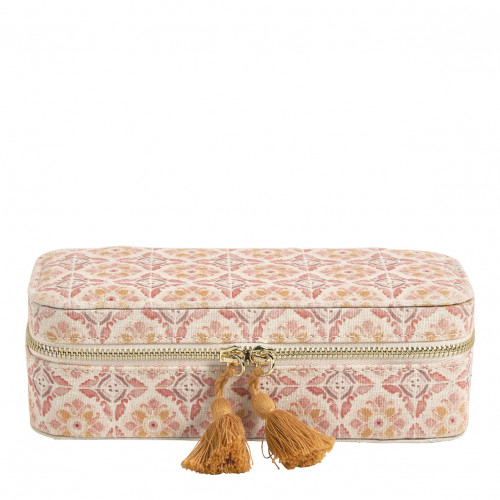Organisateur De Bijoux De Voyage Pliable - Trousse Compacte Avec Fermeture éclair Pour Ranger Bagues, Colliers, Bracelets