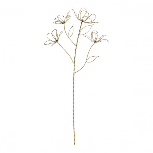 Miroir Décoratif Fleurs Exquises Mathilde M. - ⌀ 23,5 Cm - Fait Main - Style Féminin Et Romantique - Pour Mur