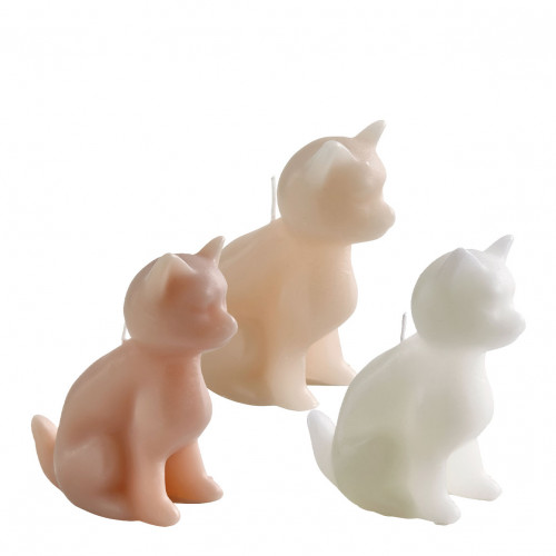 Set di 6 candele decorative profumate Gatto