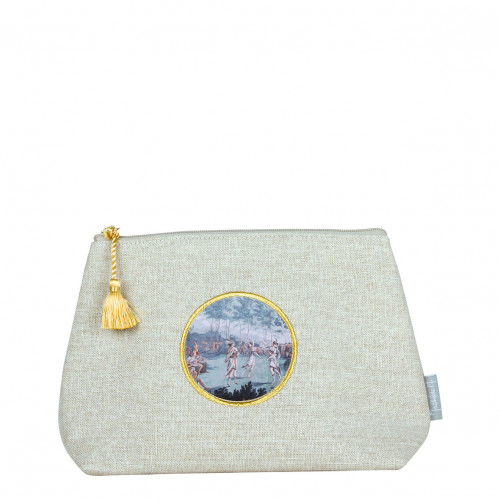 Marquesas Islands Medallion fabric toiletry bag - Large