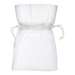 Saco de organza com cordão - Modelo pequeno