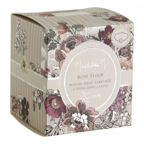 Bougie Bijou parfumée Célébrations Exquises 260 g - Rose Élixir Bougie Bijou parfumée Célébrations Exquises 260 g - Rose Élixir