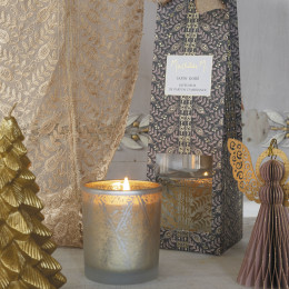 Bougie parfumée Fêtes Enchantées 160 g - Nuit d'Ambre