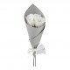 Bouquet de 3 roses de savon blanches - Parfum Rose