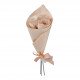 Bouquet de 3 roses de savon nude - Parfum Rose