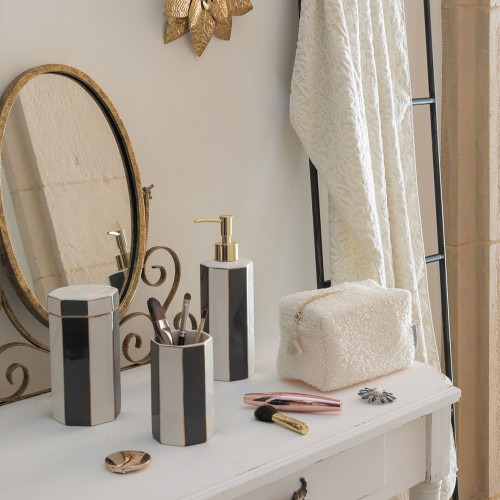 Dispenser sapone Madame de Récamier in ceramica - Grigio