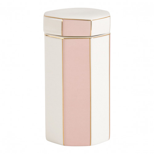 Contenitore per cotone Madame de Récamier in ceramica - Rosa