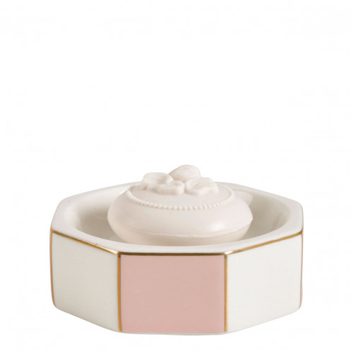 Jabonera Madame de Récamier de cerámica - Rosa