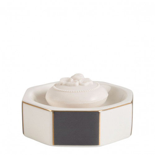 Madame de Récamier ceramic soap dish - Grey
