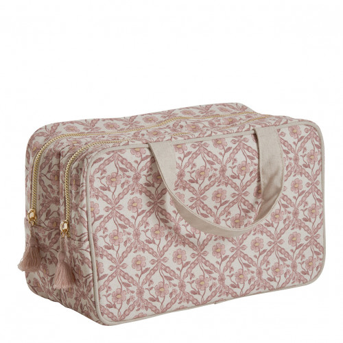 Gran neceser doble Entelacs Fleuri